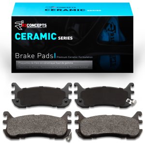 Ford Escort Brake Pads - Rear - R1 Concepts - Ceramic - `94-`03